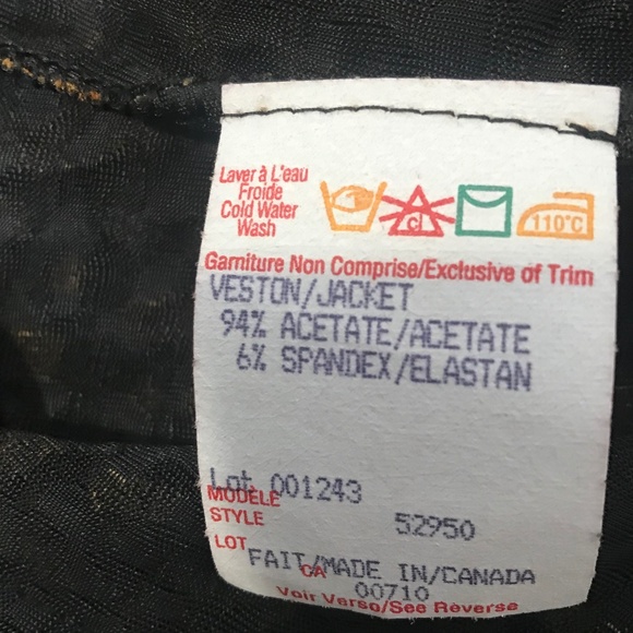 Retro Abstract Print Drape Jacket/Kimono Jacket/Abstract Metallic Open Front - Picture 13 of 16